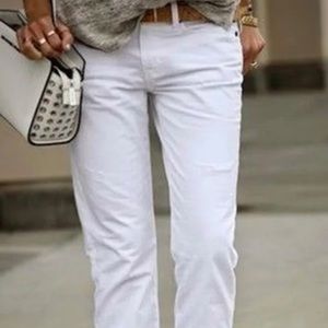 😎NWT MISSLOOK WHITE COTTON PANTS